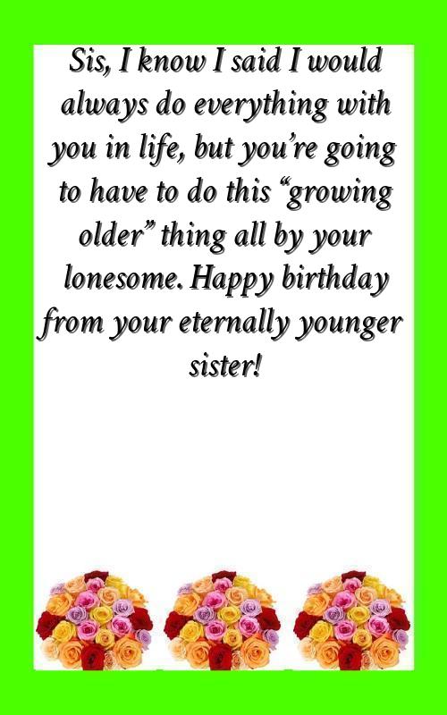happy birthday sister status hindi